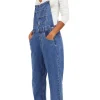 Free People | Ziggy Denim Overalls - Sapphire Blue