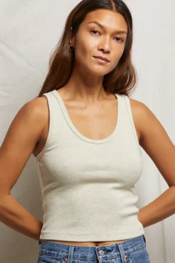 perfectwhitetee | Blondie Tank - Oatmeal