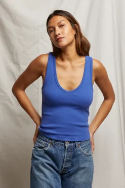 perfectwhitetee | Maria Tank - Violet Blue