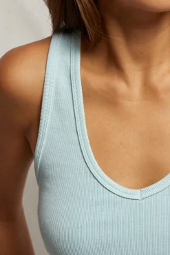 perfectwhitetee | Maria Tank - Iced Aqua